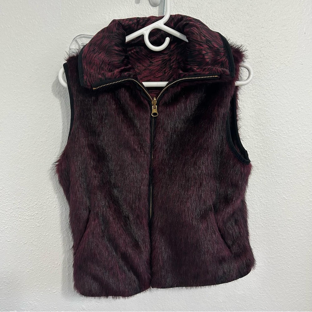 Adrienne Landau Reversible
Faux Fur Coat size s